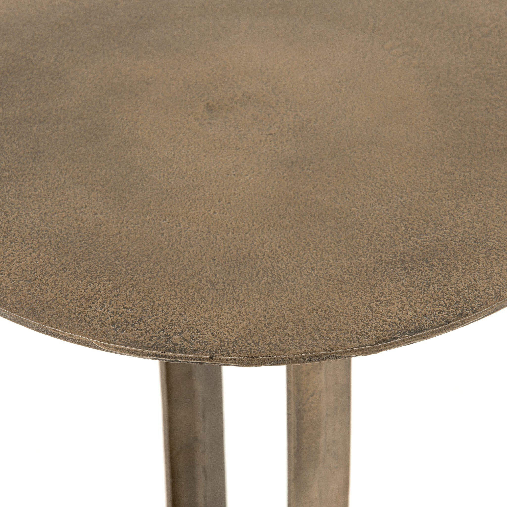 Four Hands Douglas End Table — Aged Bronze