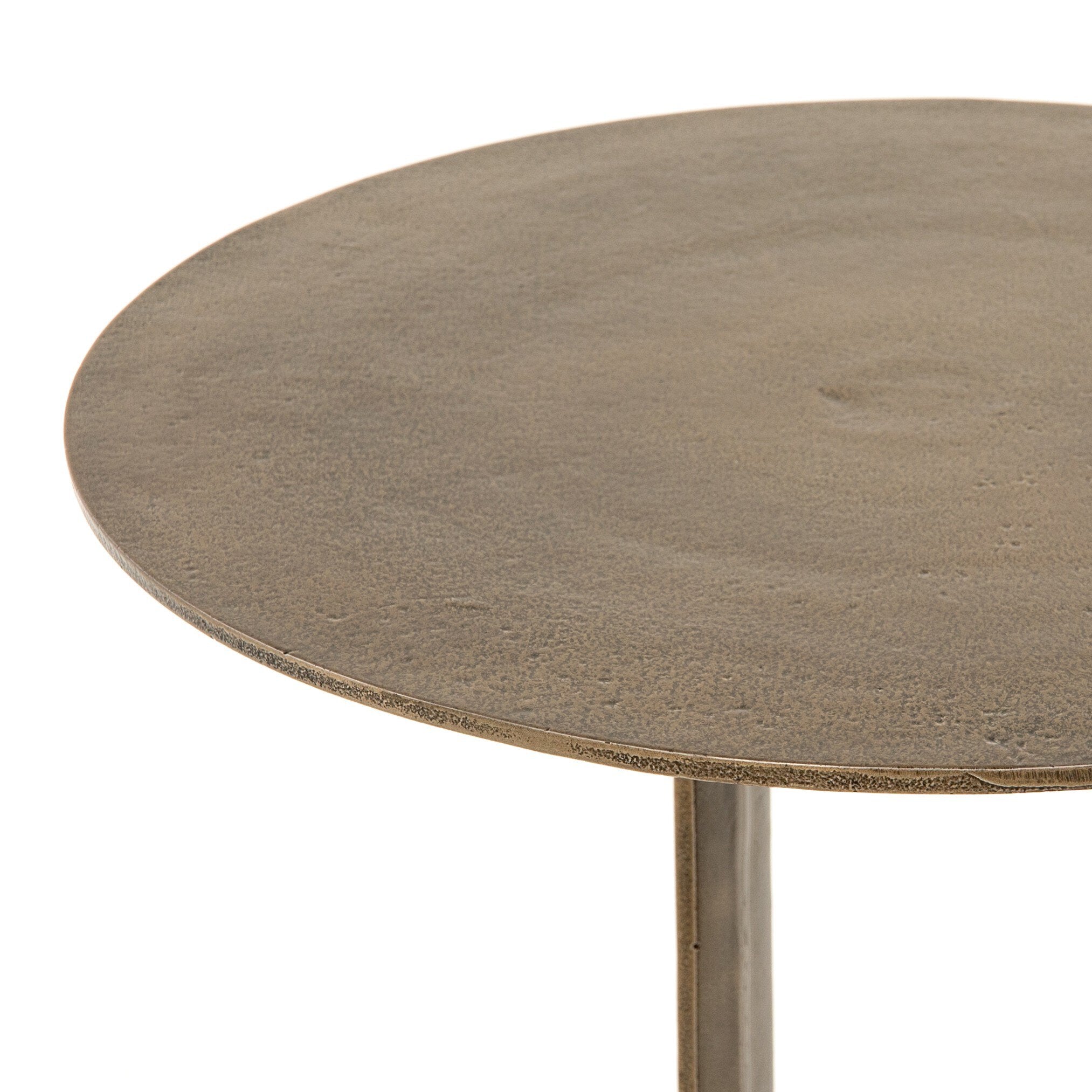 Four Hands Douglas End Table — Aged Bronze