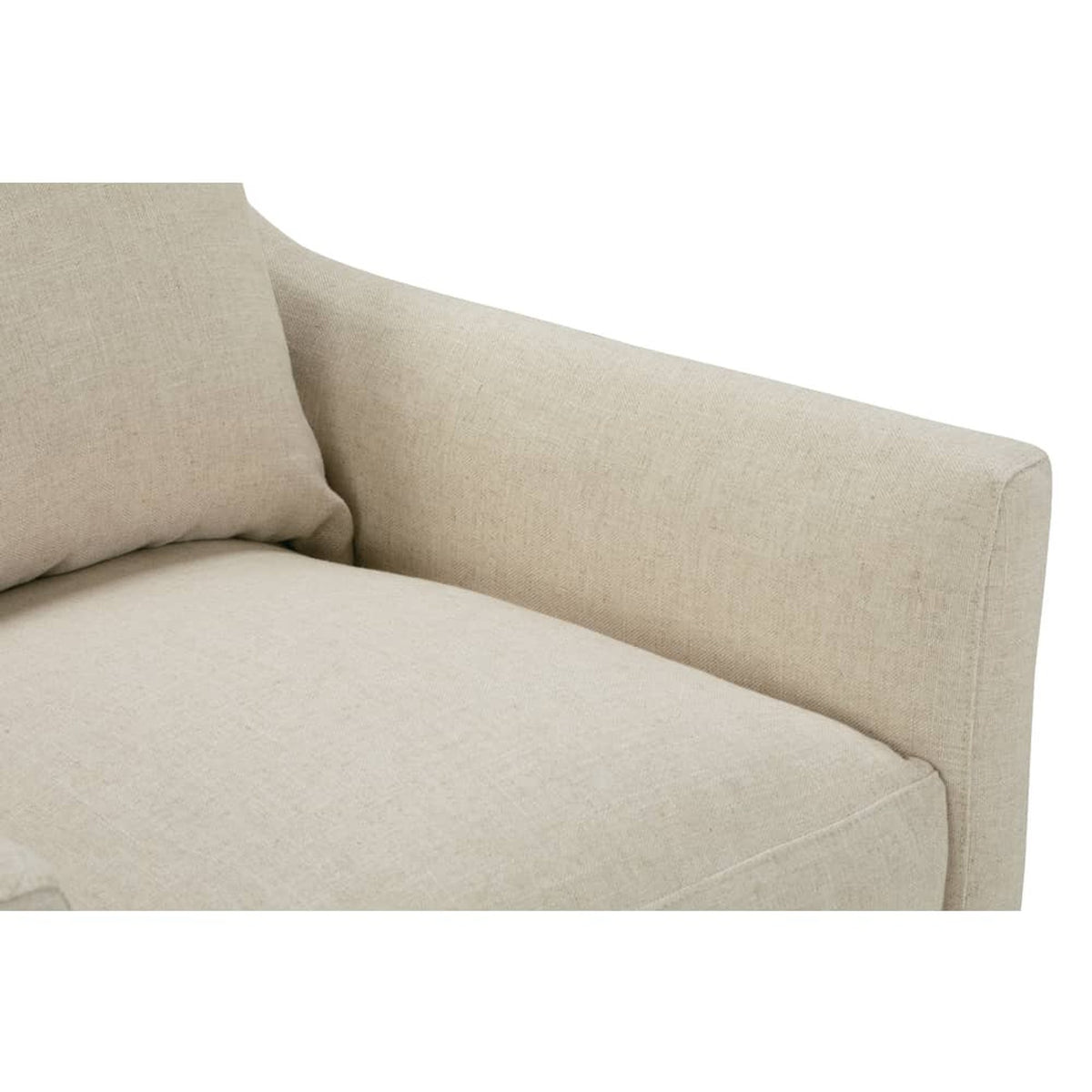 Rowe Furniture Isley Swivel Glider — Natural - Performance Linen
