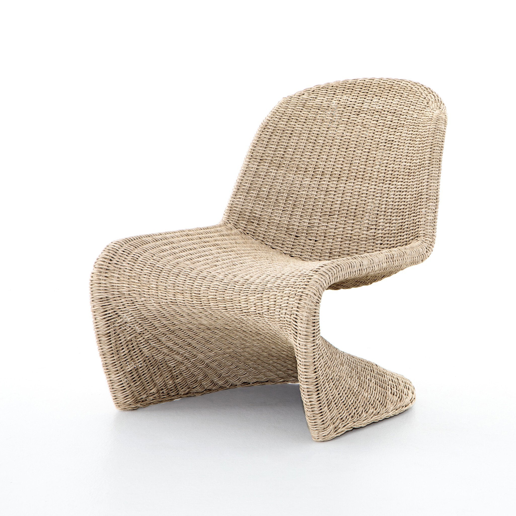 Four Hands Portia Outdoor Occasional Chair — Vintage White