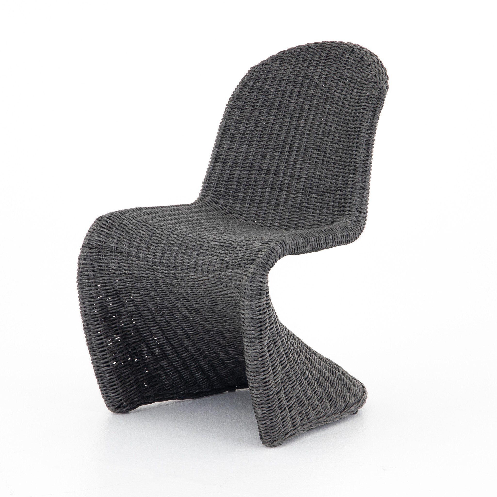 Four Hands Portia Outdoor Dining Chair — Vintage Coal