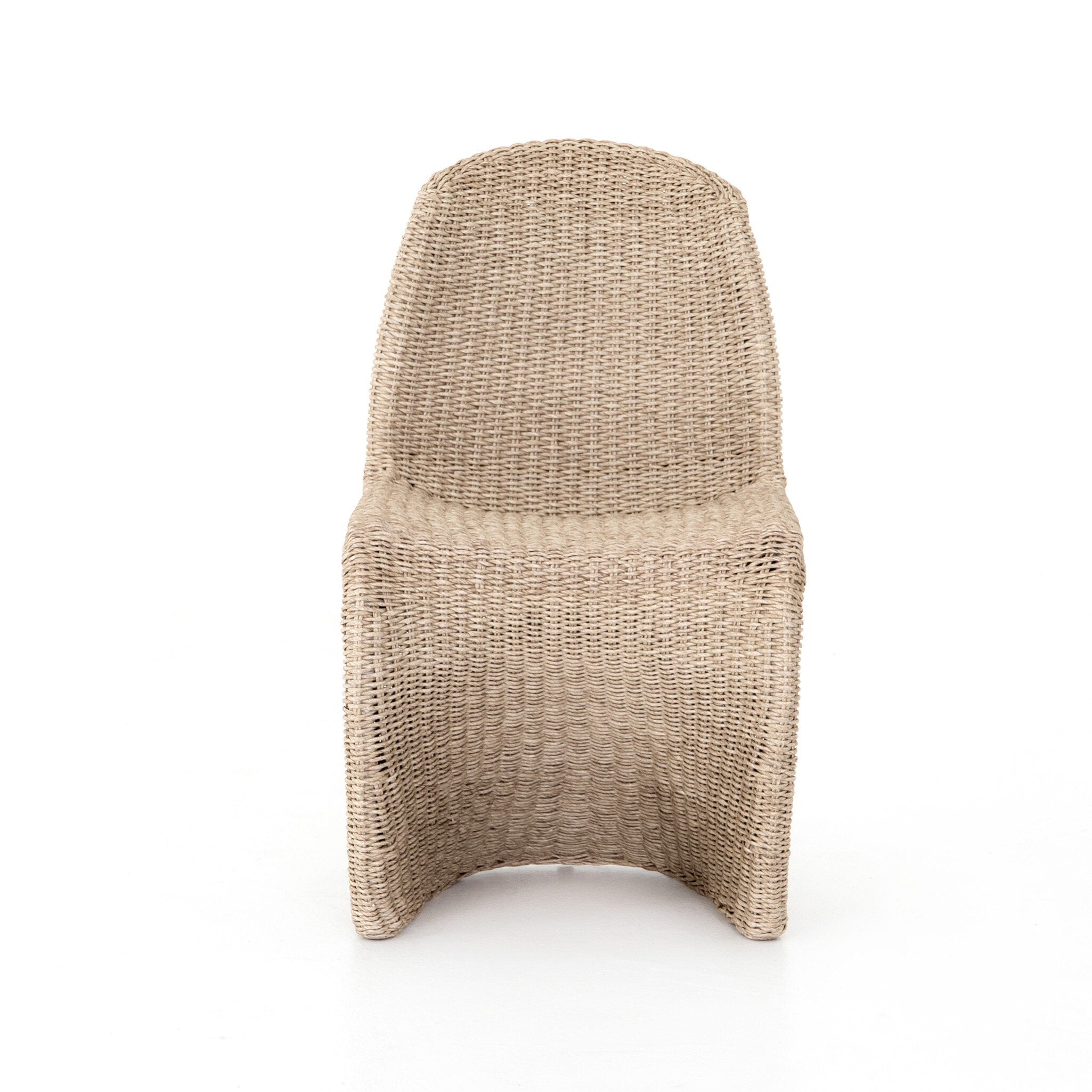 Four Hands Portia Outdoor Dining Chair — Vintage White