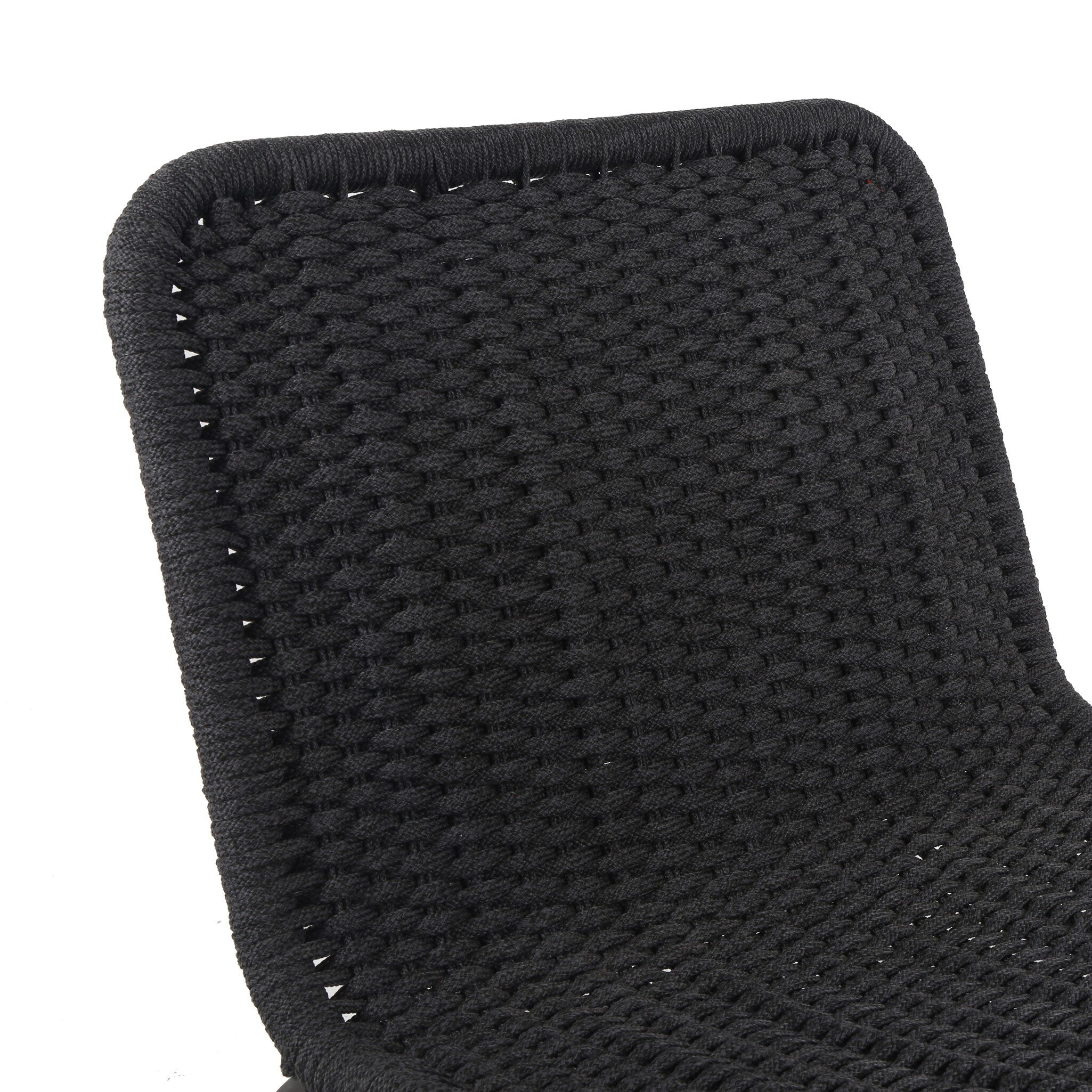 Four Hands Bruno Outdoor Chair — Dark Grey Rope-Bronze