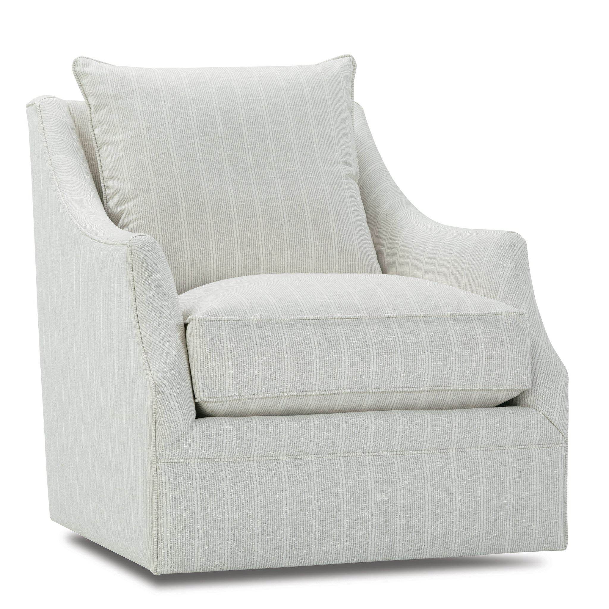 Rowe Furniture Kara Swivel Glider — Putty