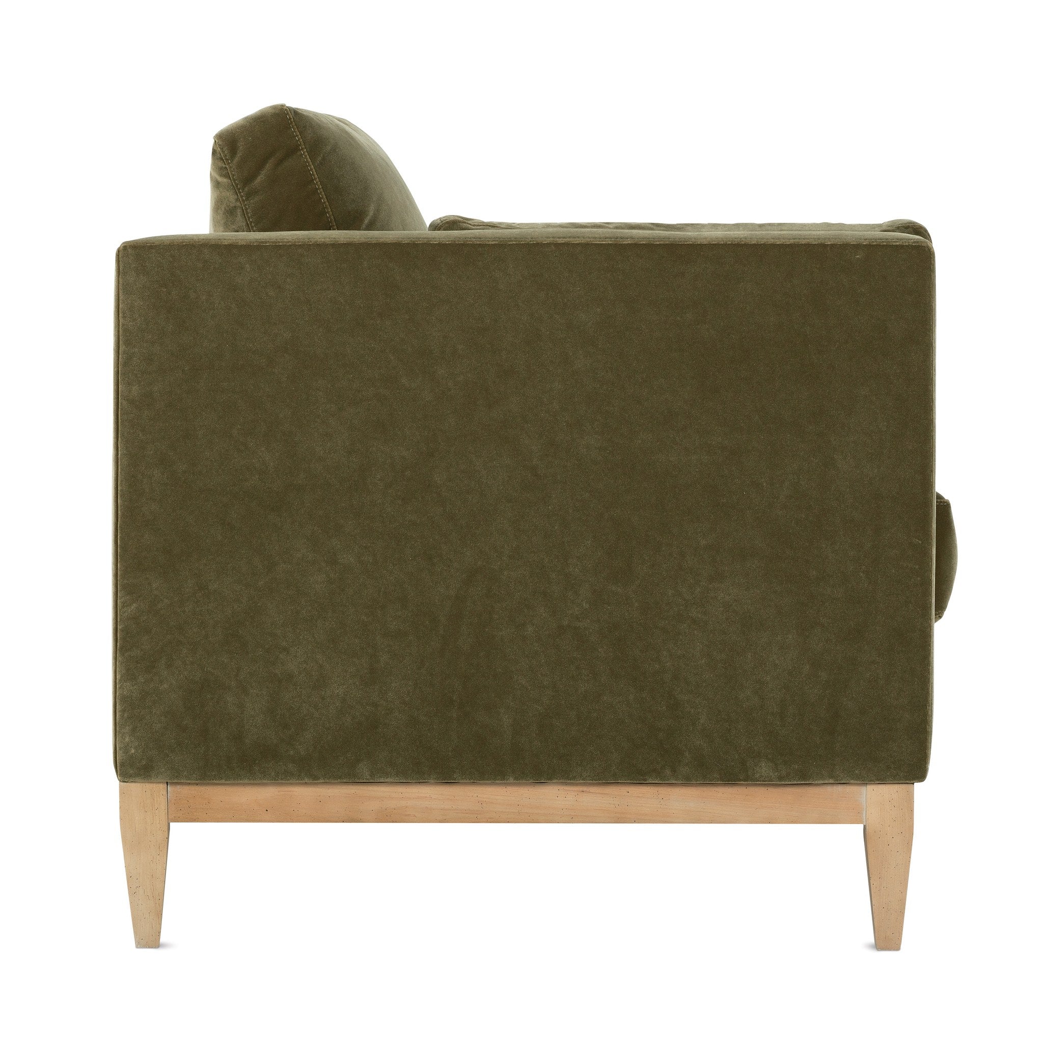 Rowe Furniture Leo Sofa — Olive Velvet