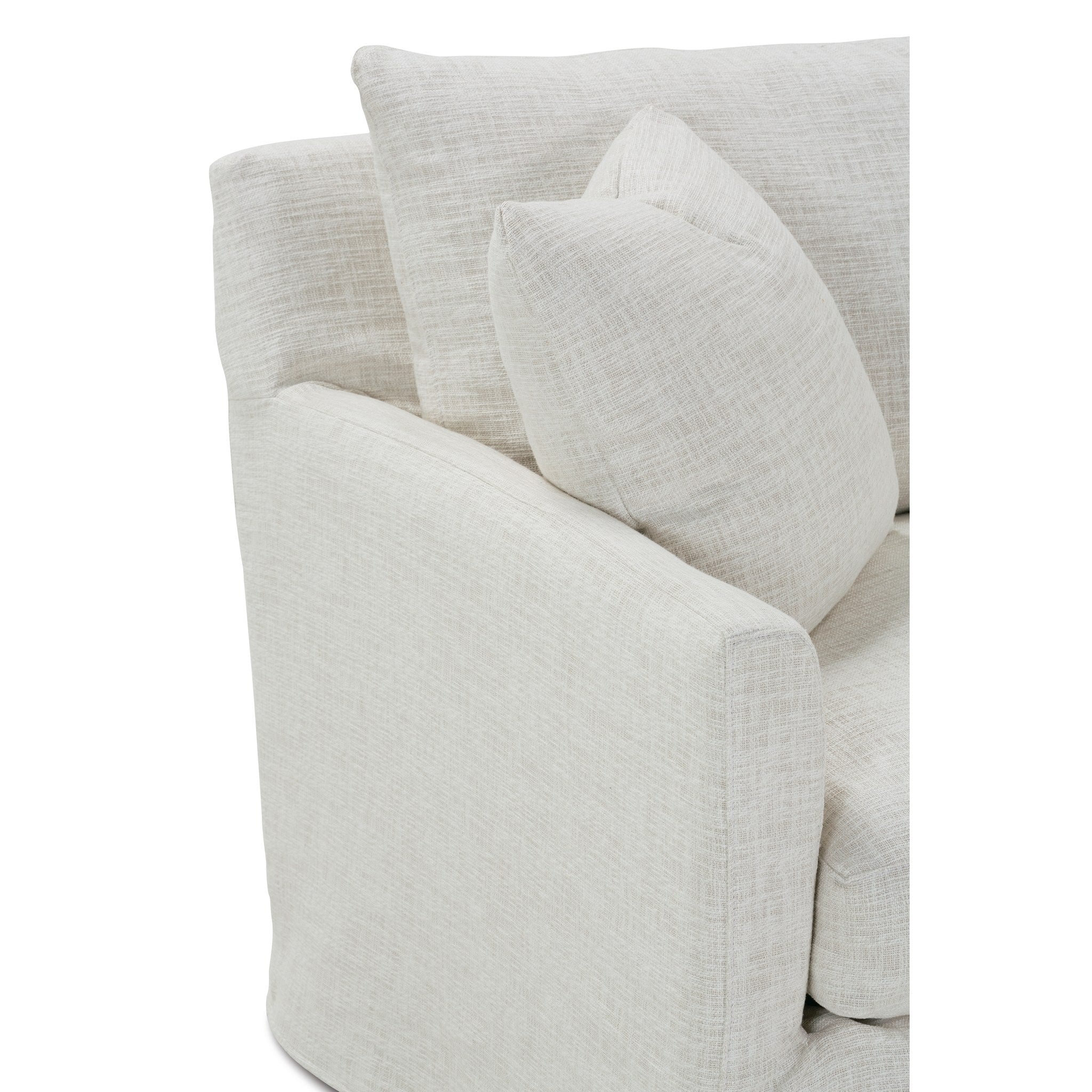 Rowe Furniture Lilah Slip Sofa — Bone White - Linen