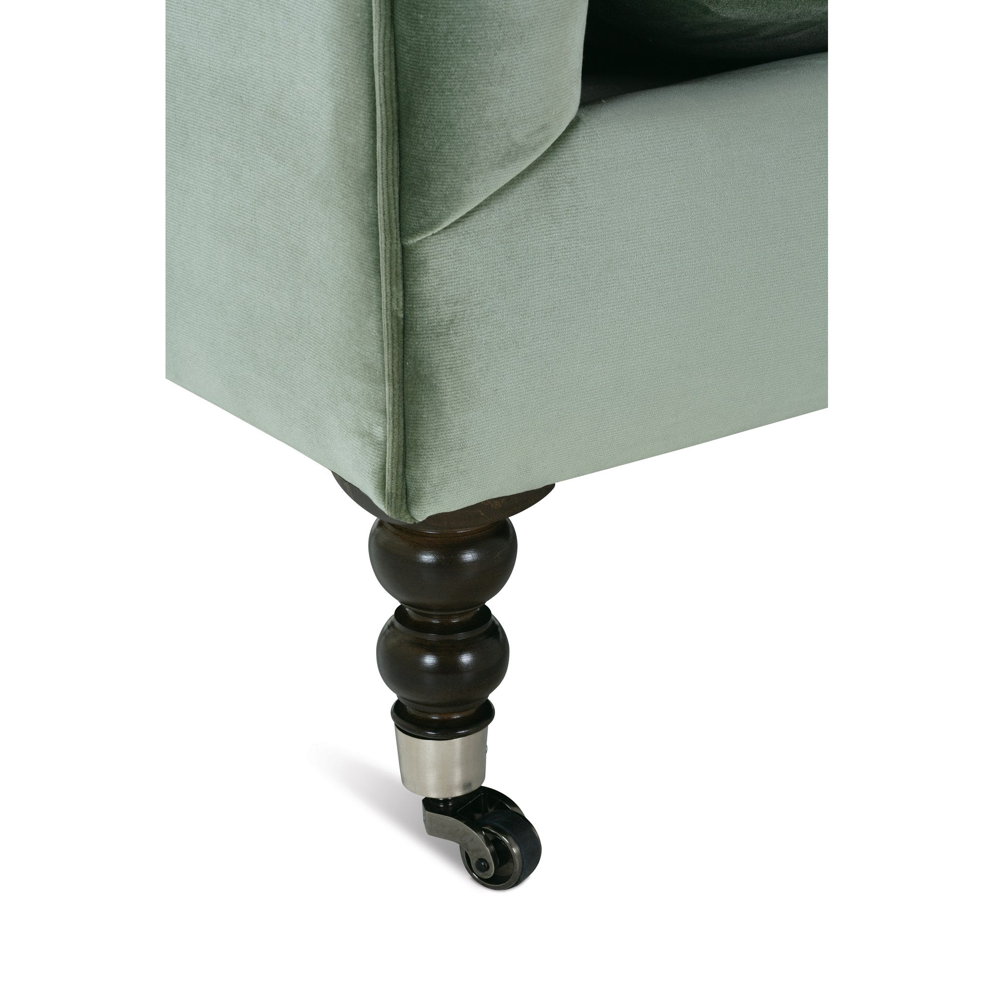 Rowe Furniture Madeline Sofa — 71" — Antiqued Moss Velvet
