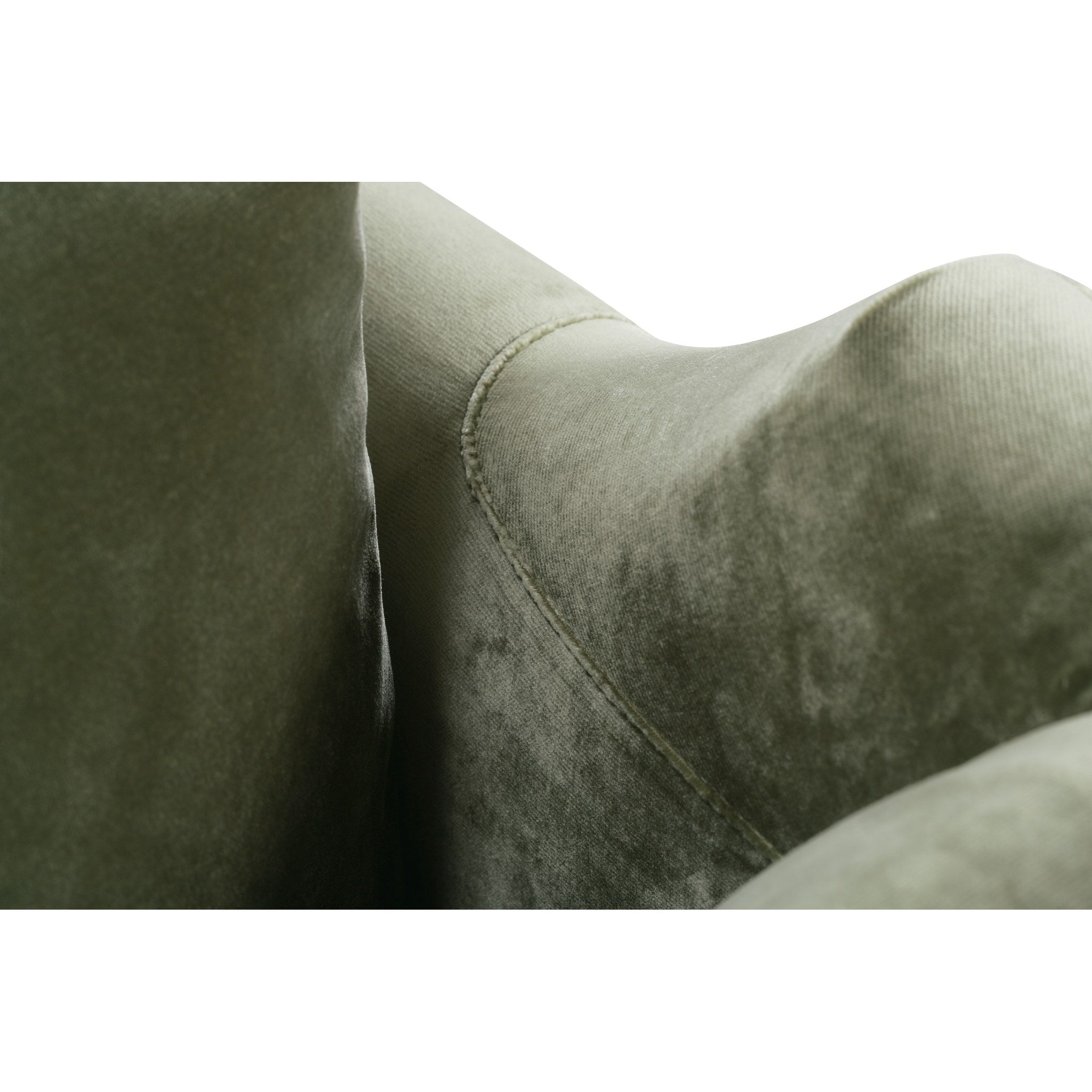 Rowe Furniture Madeline Sofa — 90" — Antiqued Moss Velvet