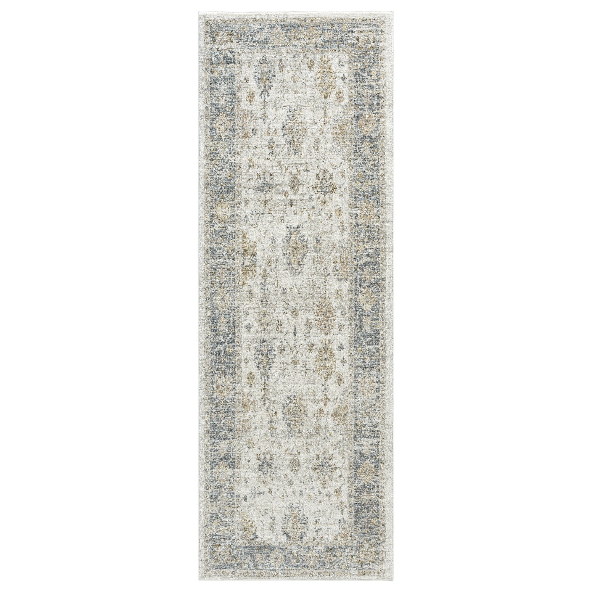 LR Home Miranda Rug — Ivory Blue