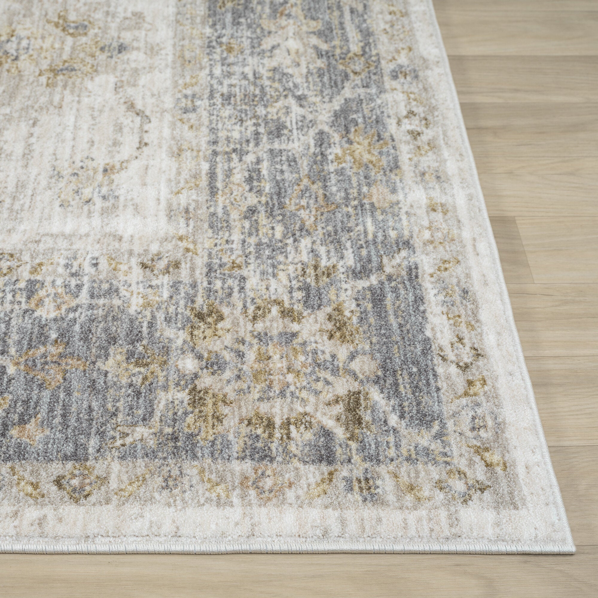 LR Home Miranda Rug — Ivory Blue