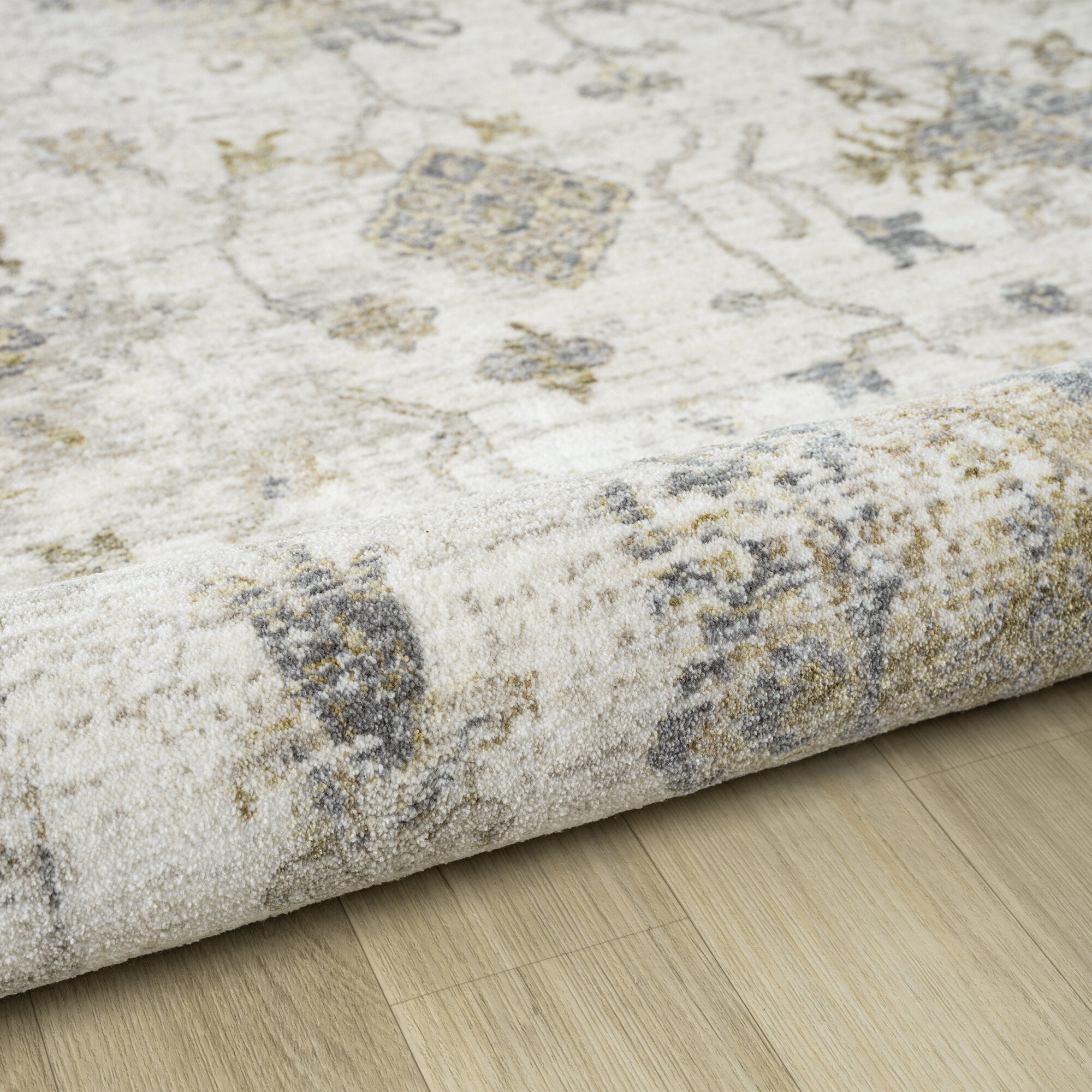 LR Home Miranda Rug — Ivory Blue