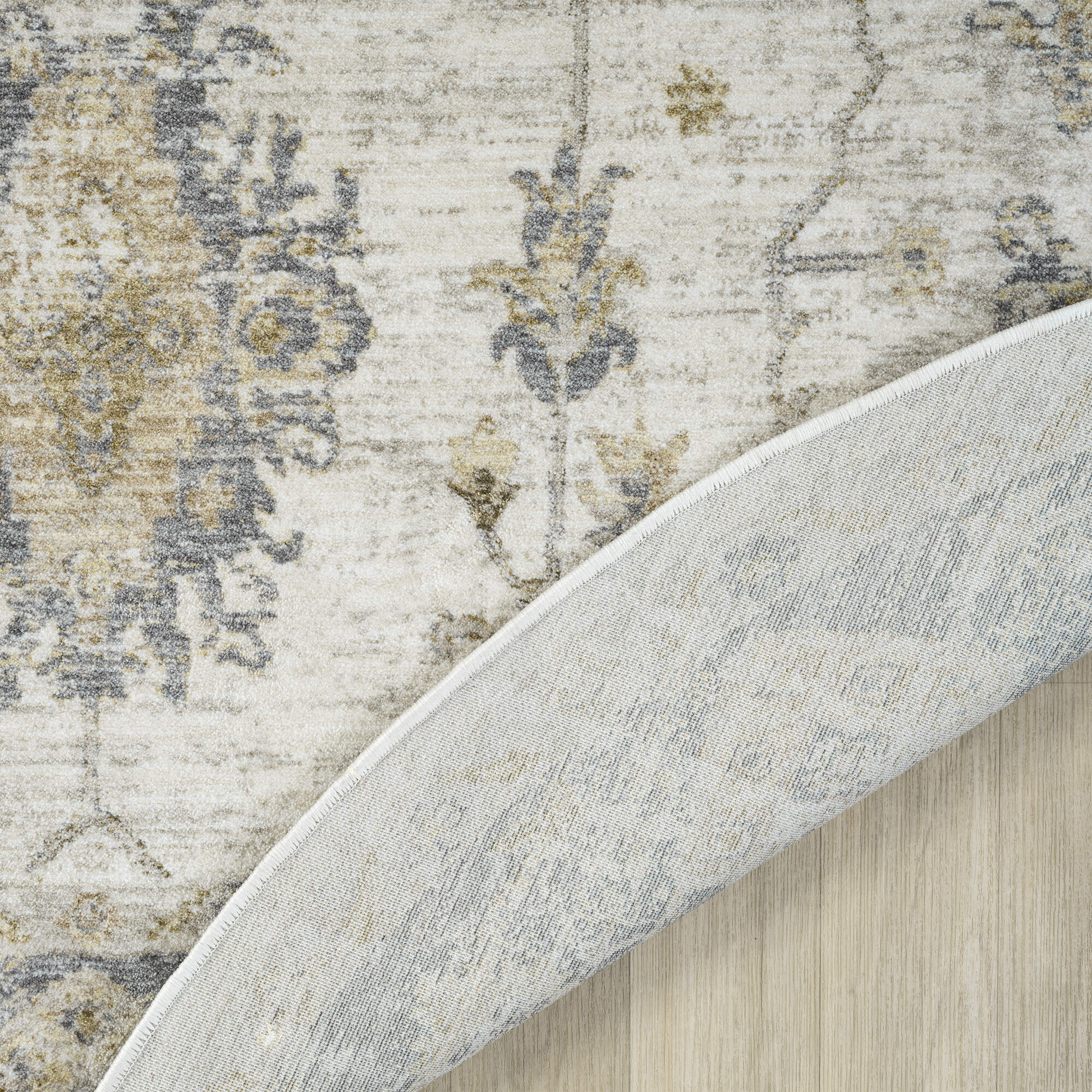 LR Home Miranda Rug — Ivory Blue