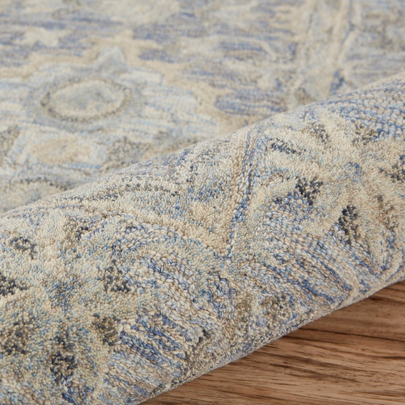 LR Home Modern Traditions Rug — Ice Blue