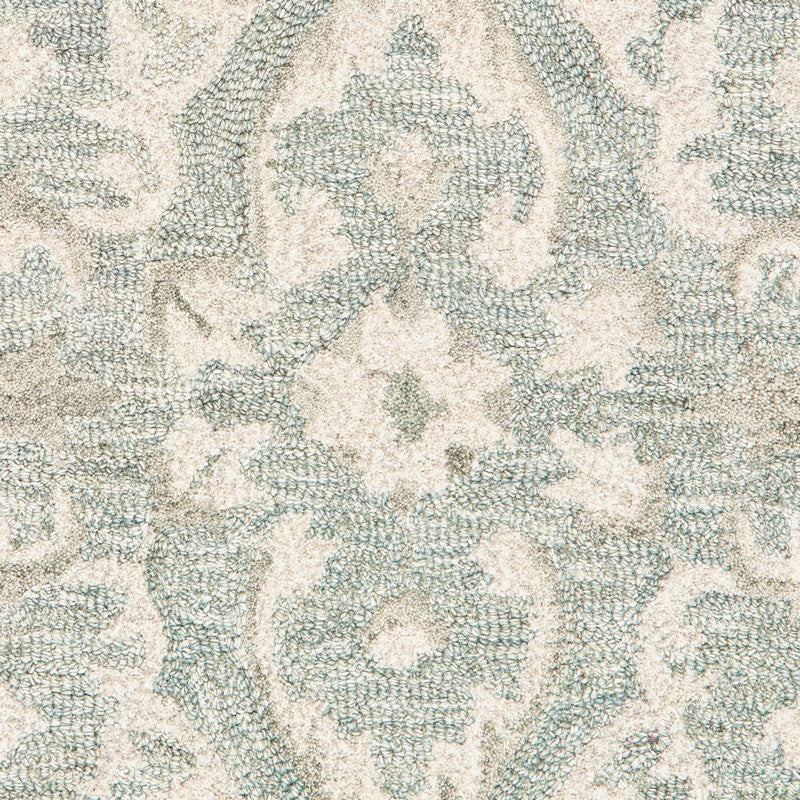 LR Home Modern Traditions Rug — Sea Green / Gray