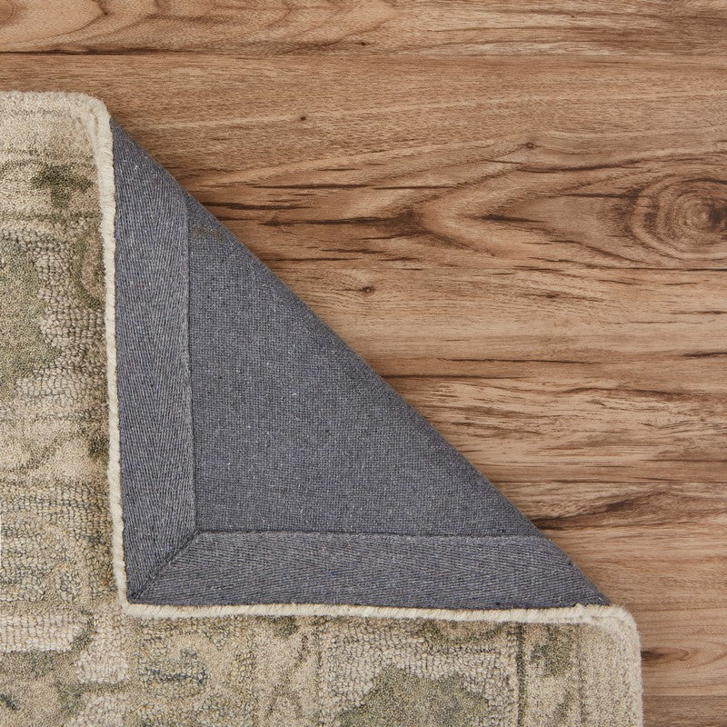 LR Home Modern Traditions Rug — Sea Green / Gray