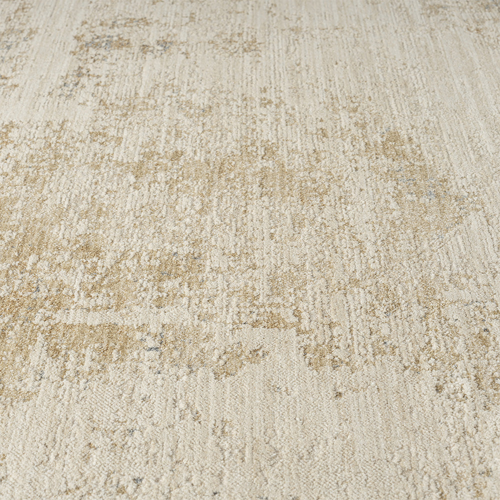 LR Home Monaco Rug — Beige/Stone Blue