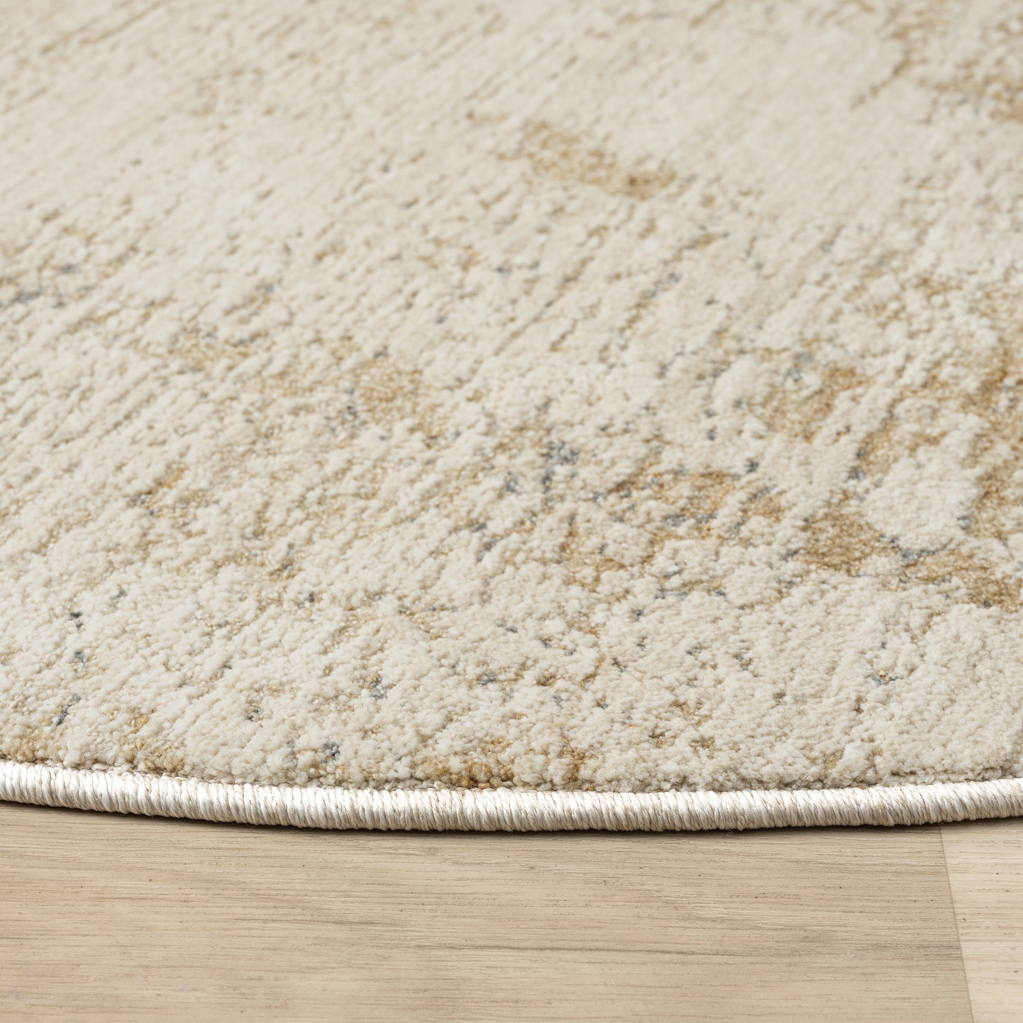 LR Home Monaco Rug — Beige/Stone Blue