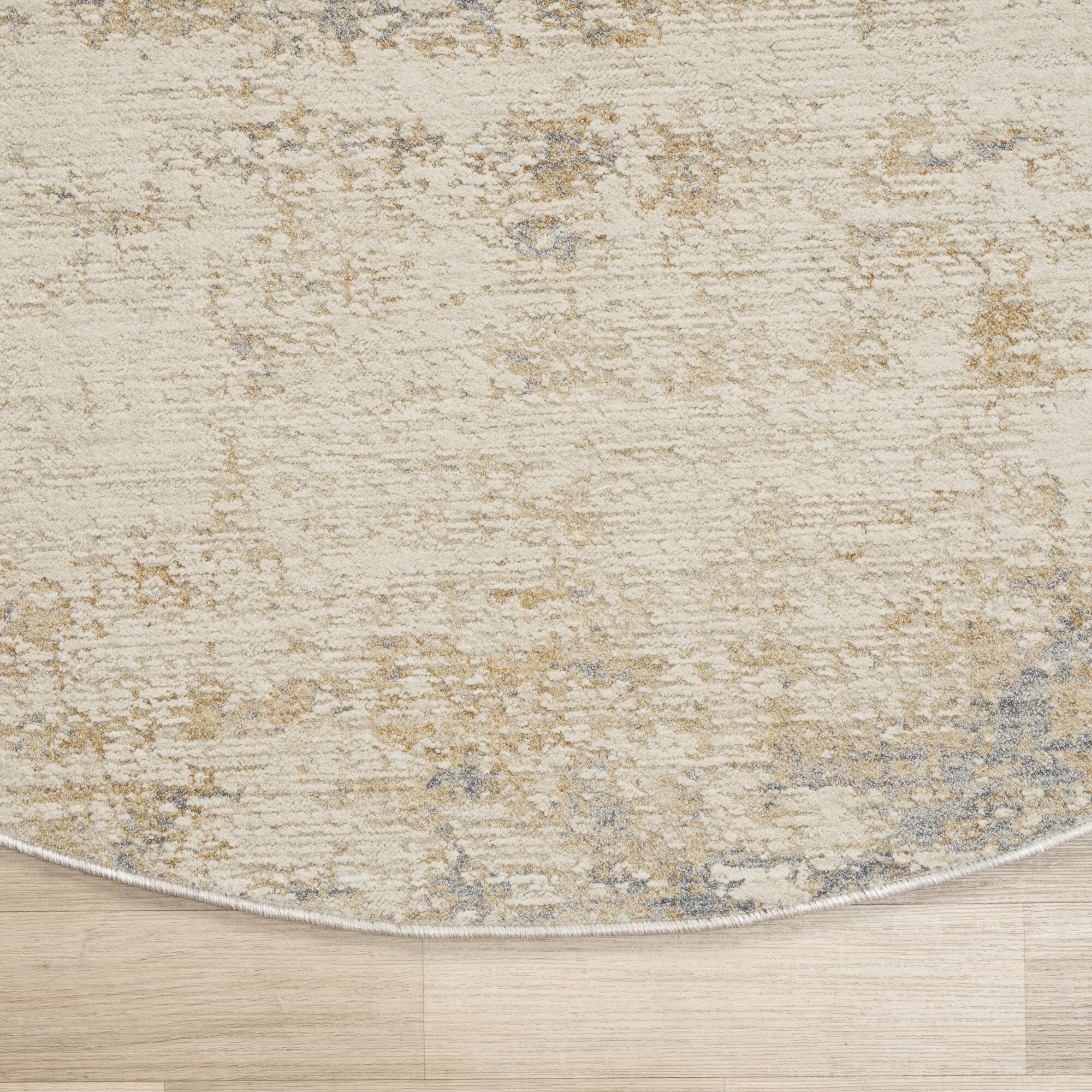 LR Home Monaco Rug — Beige/Stone Blue