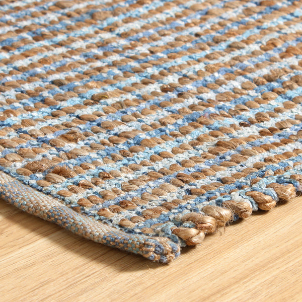 LR Home Naturals Rug — Navy