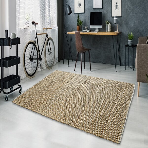 LR Home Naturals Rug — Indigo