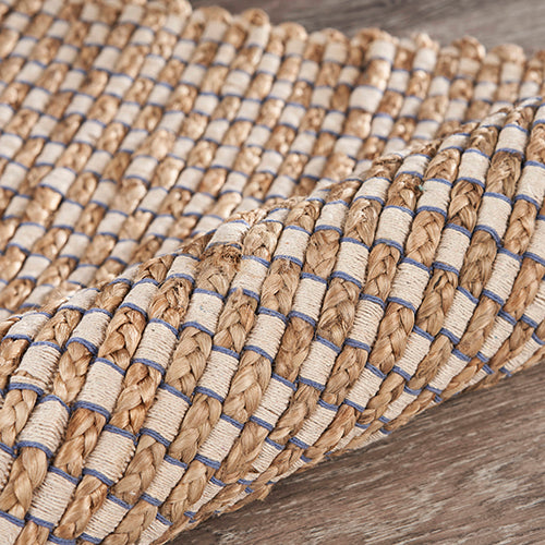 LR Home Naturals Rug — Indigo