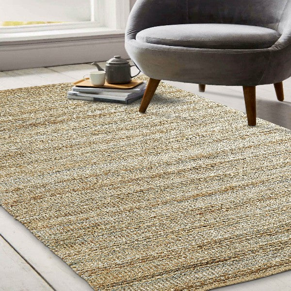 LR Home Naturals Rug — Spa Blue