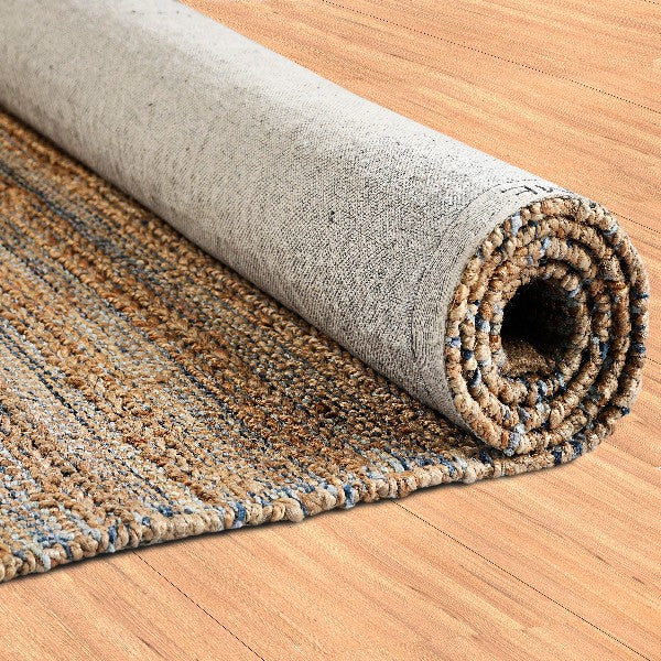 LR Home Naturals Rug — Navy