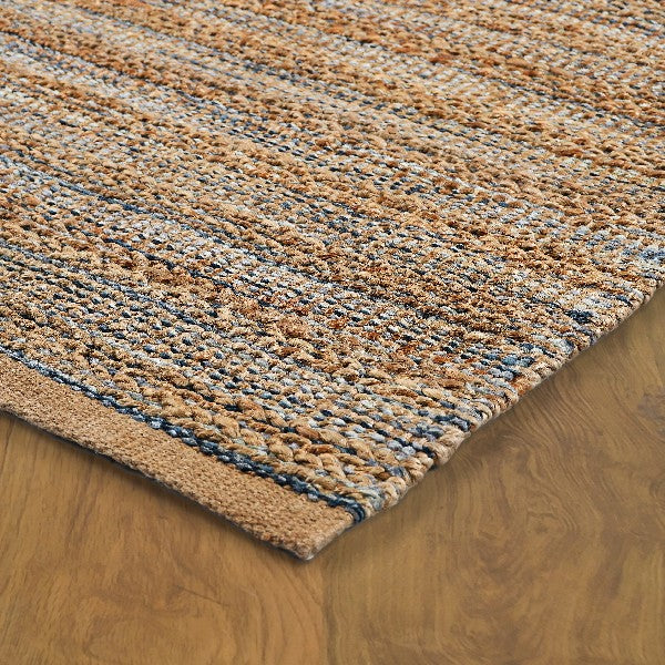 LR Home Naturals Rug — Navy