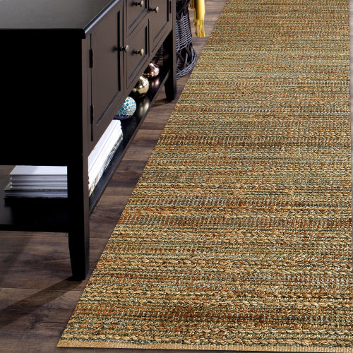 LR Home Naturals Rug — Smoke Green