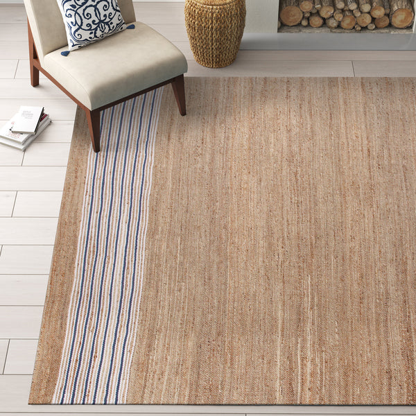 LR Home Naturals Rug — Insignia Blue