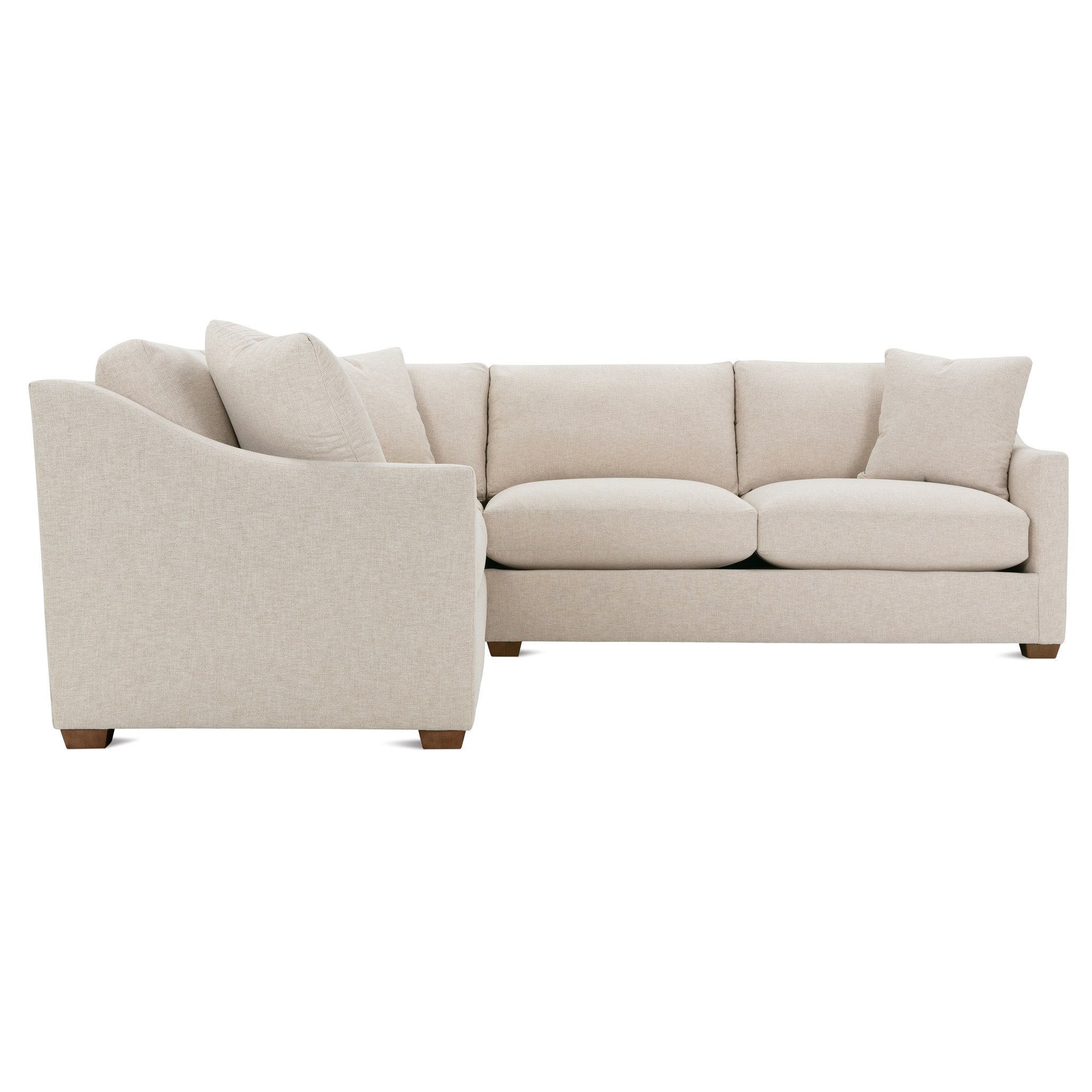 Rowe Furniture Bradford 2-Piece Sectional - Straw — Straw