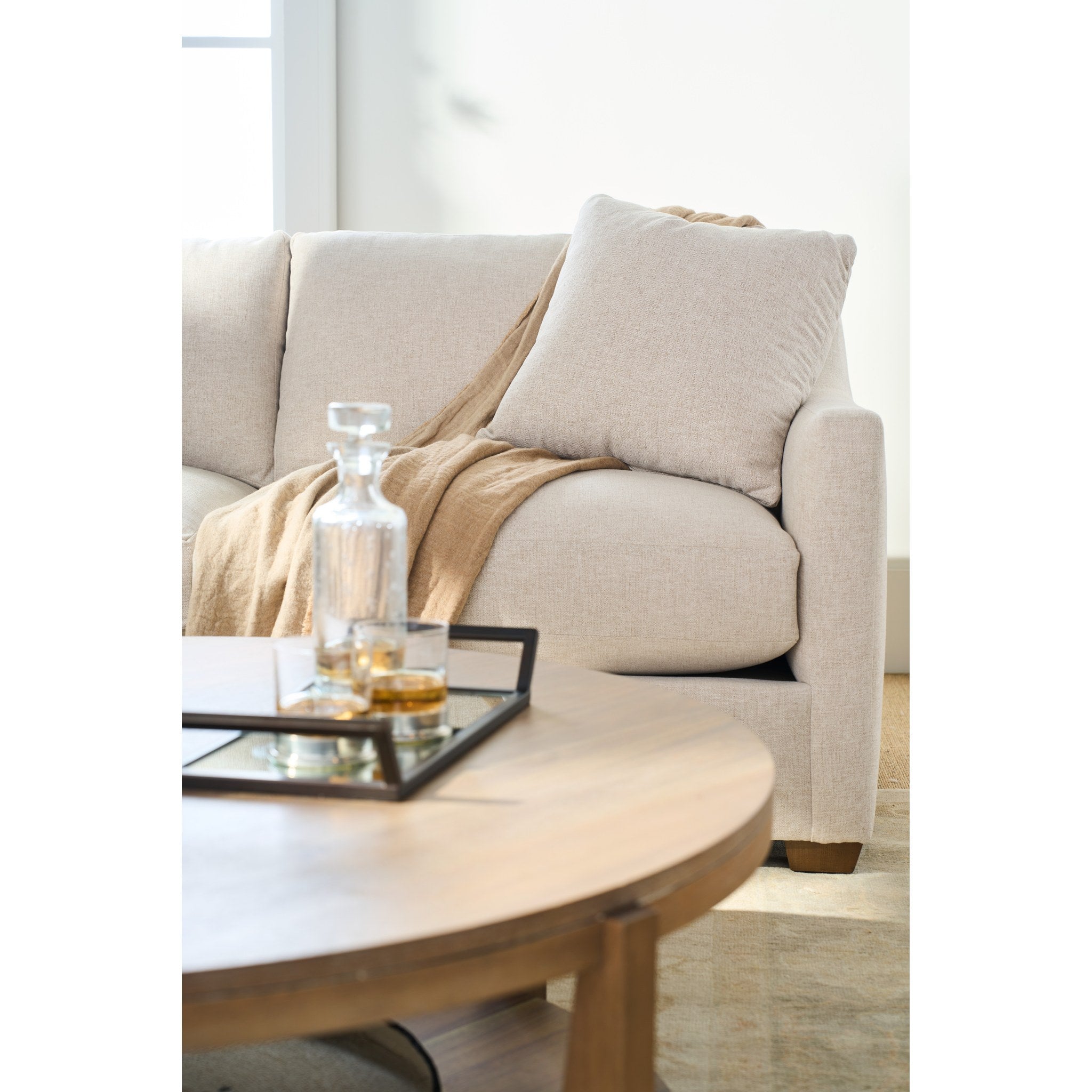 Rowe Furniture Bradford 2-Piece Sectional - Straw — Straw
