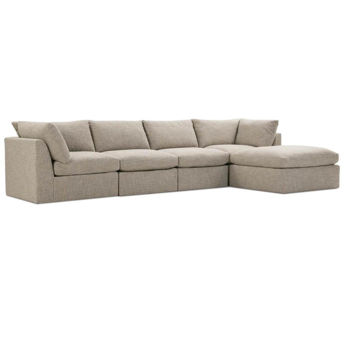 Rowe Furniture Zander Deep Sectional — Right Seated Corner Arm