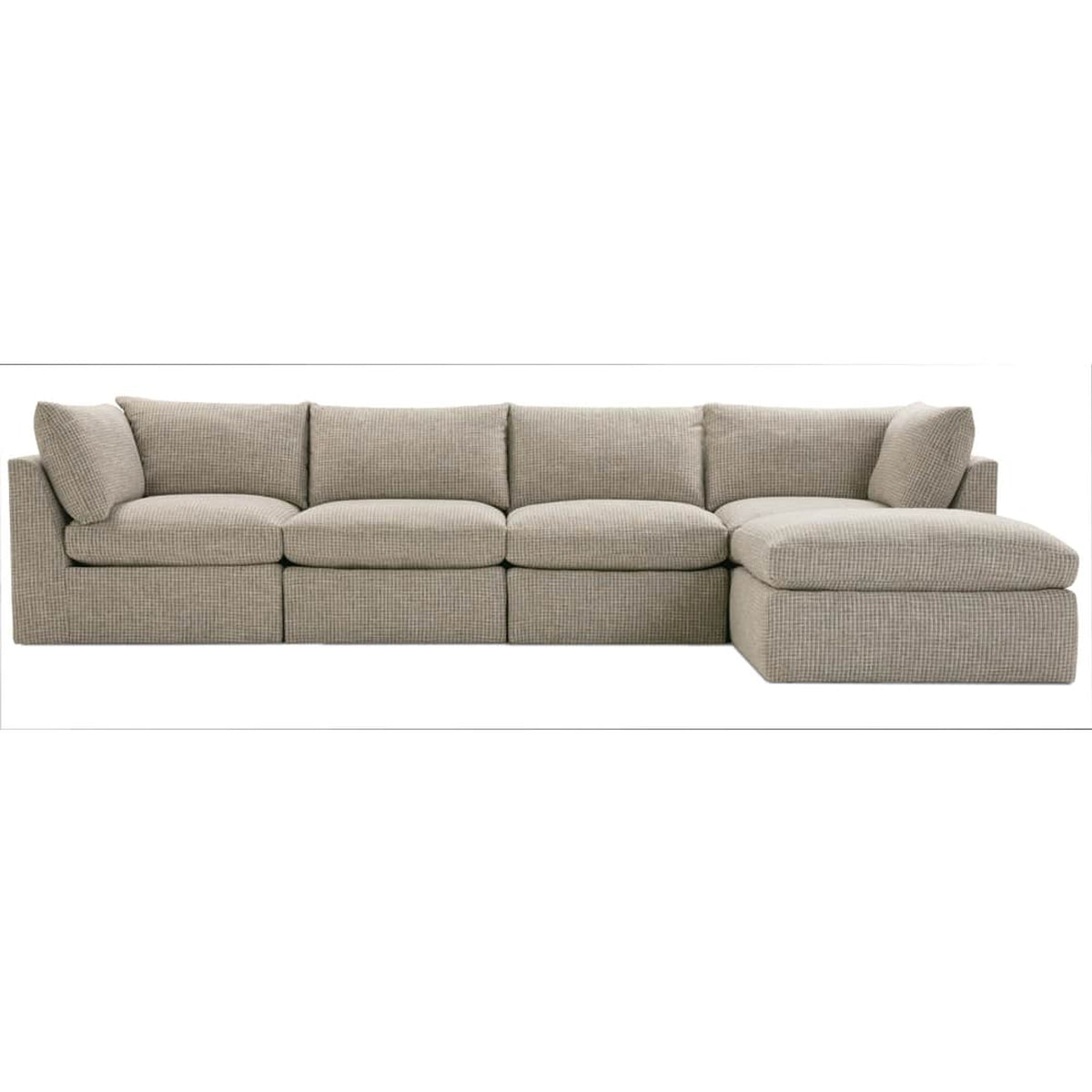 Rowe Furniture Zander Deep Sectional — Right Seated Corner Arm