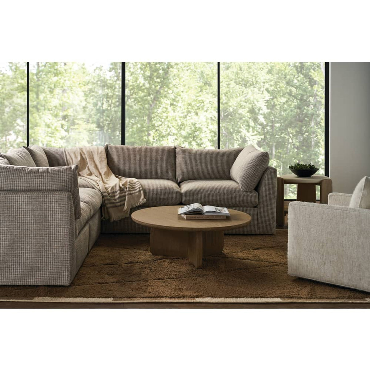 Rowe Furniture Zander Deep Sectional — Right Seated Corner Arm