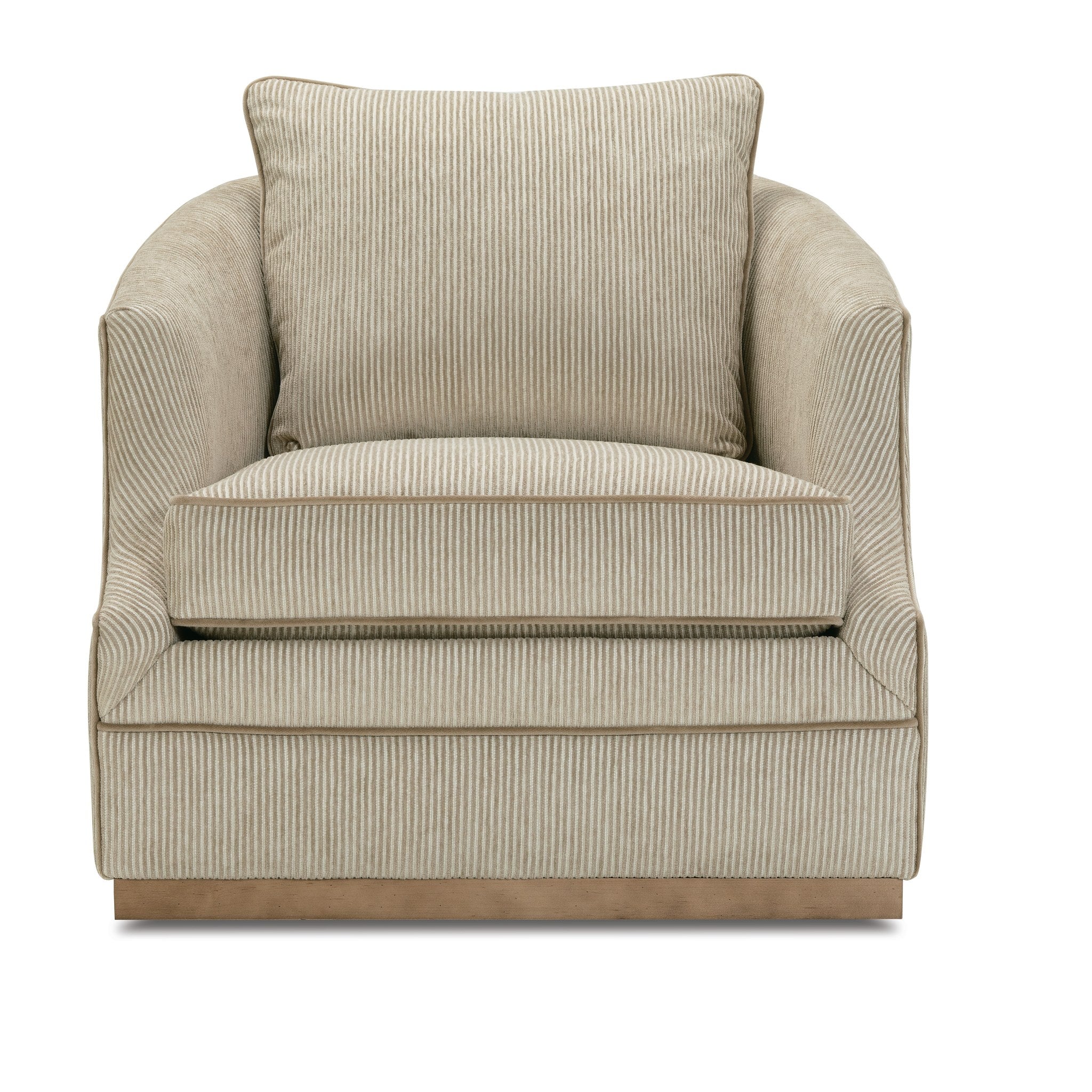 Rowe Furniture Emmerson Swivel Chair — Straw