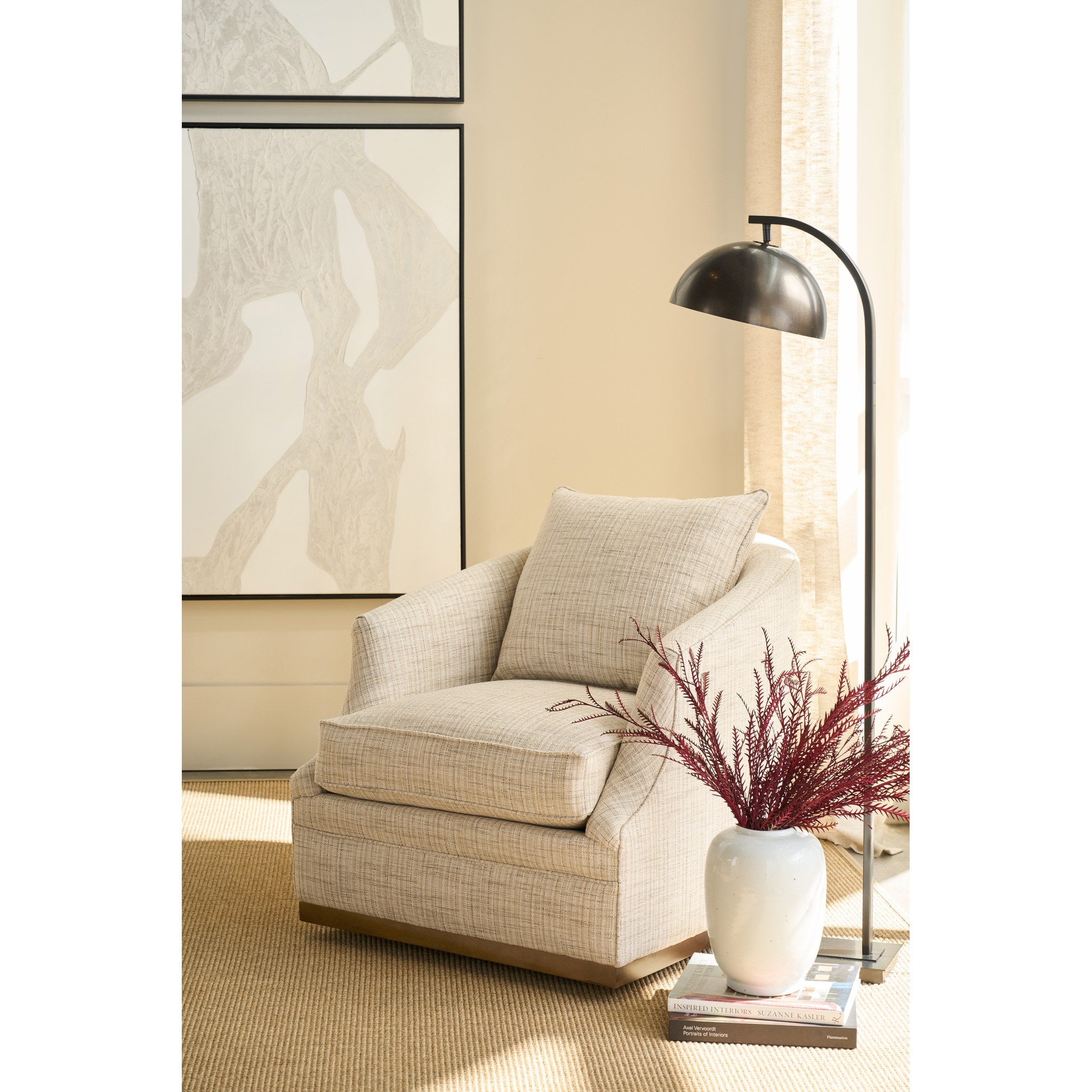 Rowe Furniture Emmerson Swivel Chair - Wheat — Wheat