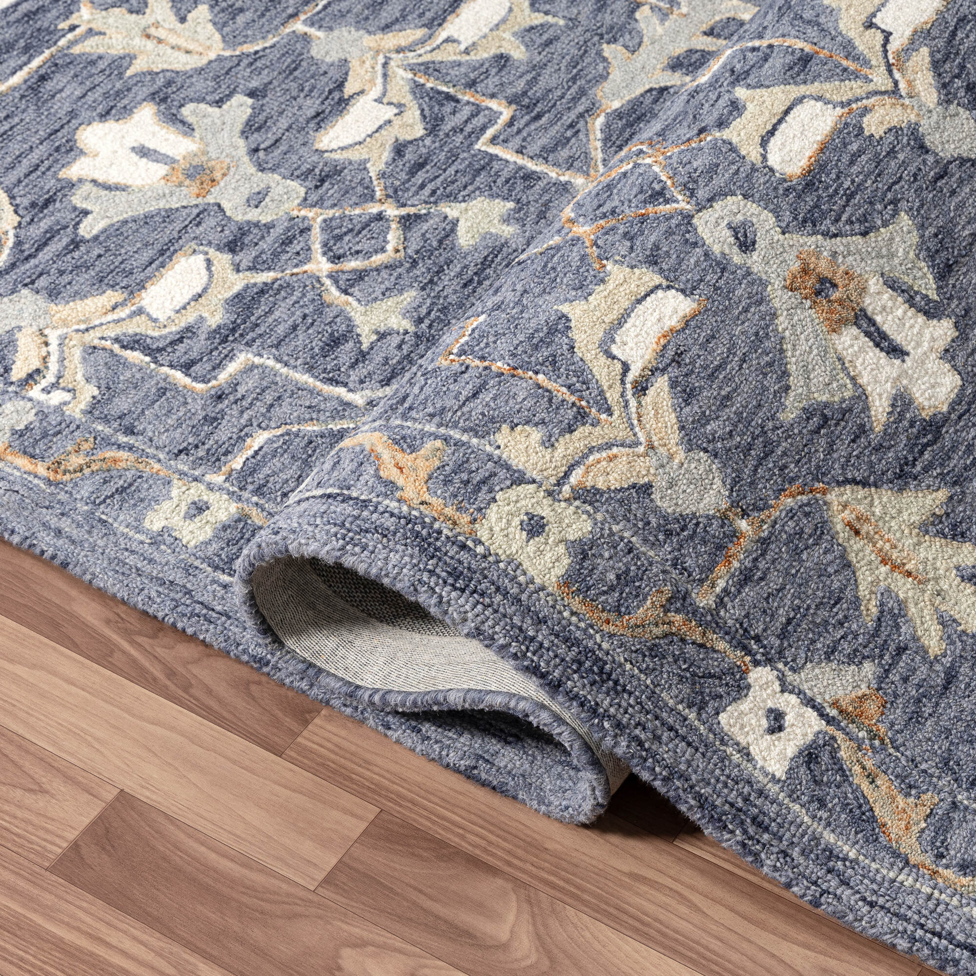 LR Home Pallor Rug — Blue / Green