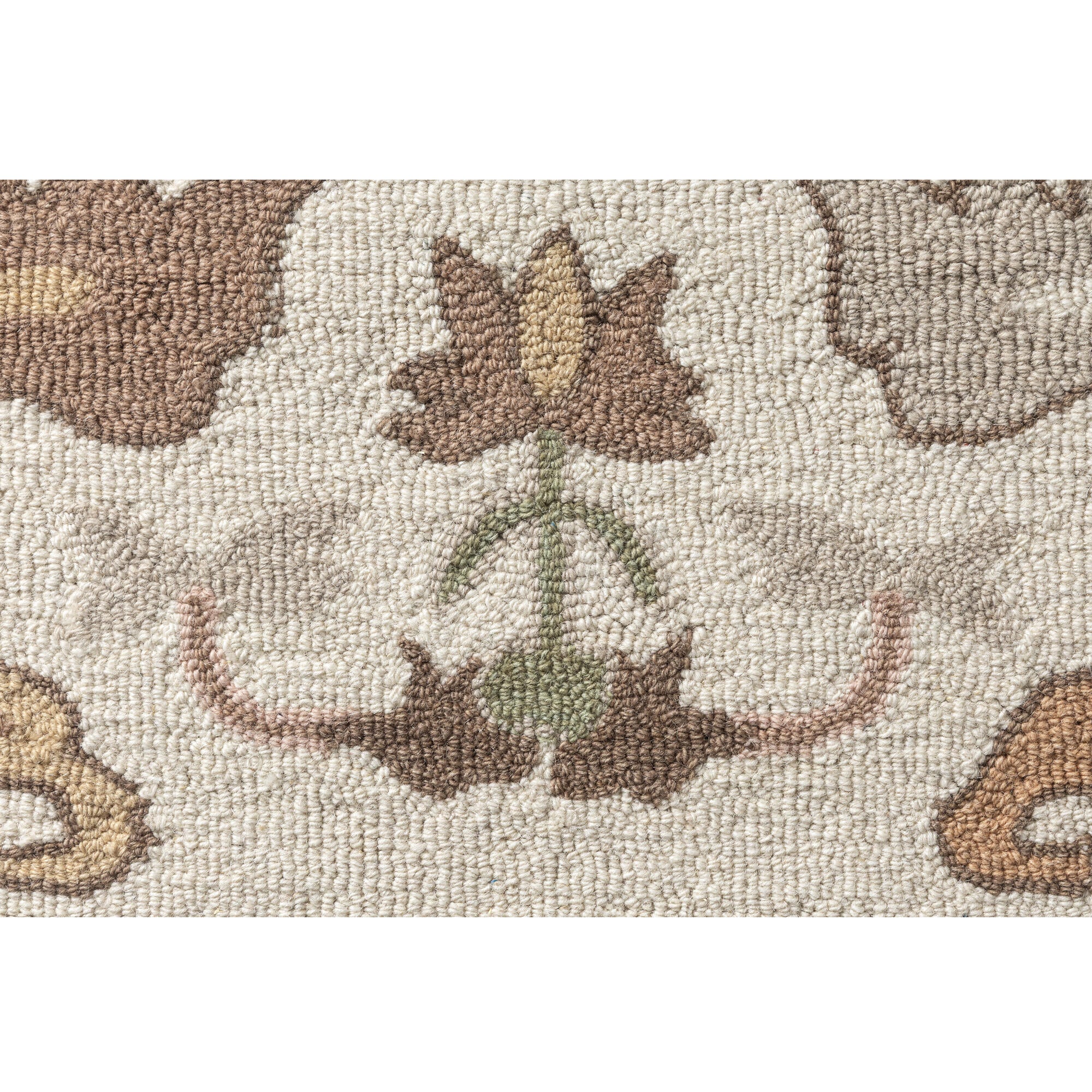LR Home Pallor Rug — Ivory / Rust