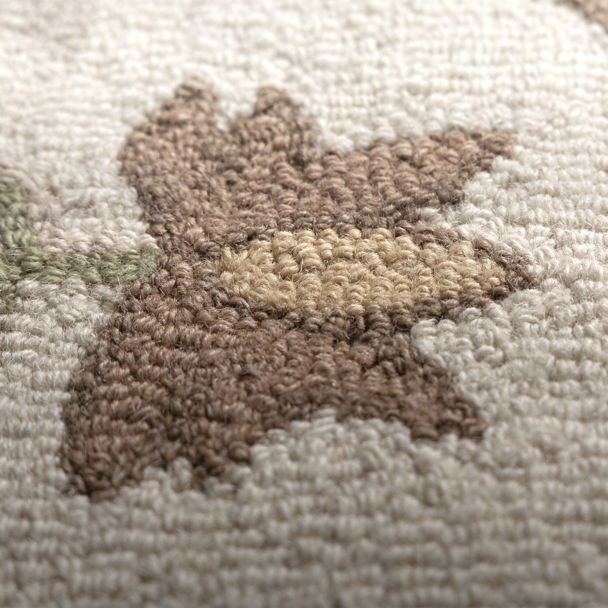 LR Home Pallor Rug — Ivory / Rust