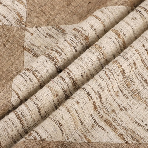 LR Home Linen & Silk Pillow — NATURAL/CREAM