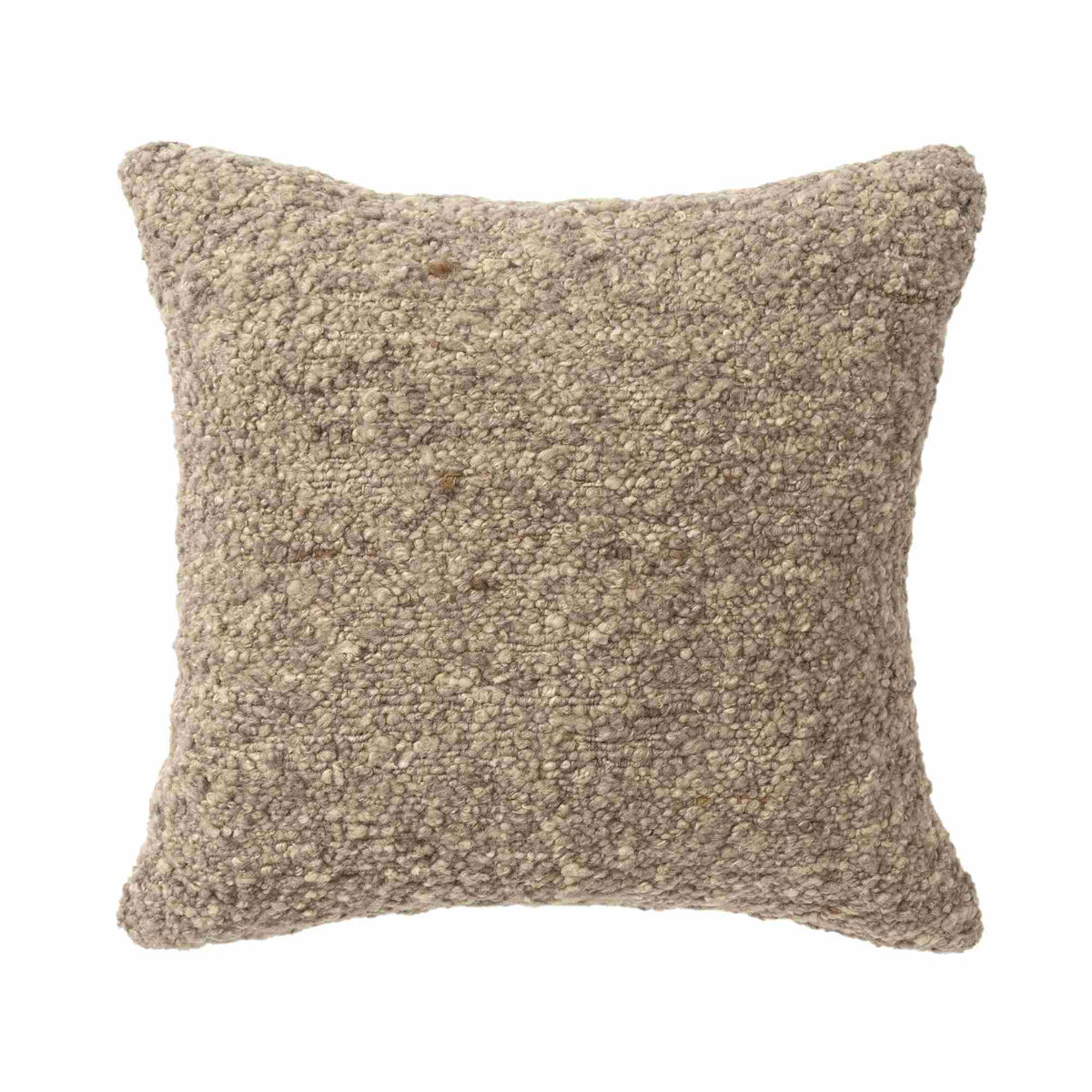 LR Home Serra Pillow — Brown / Beige