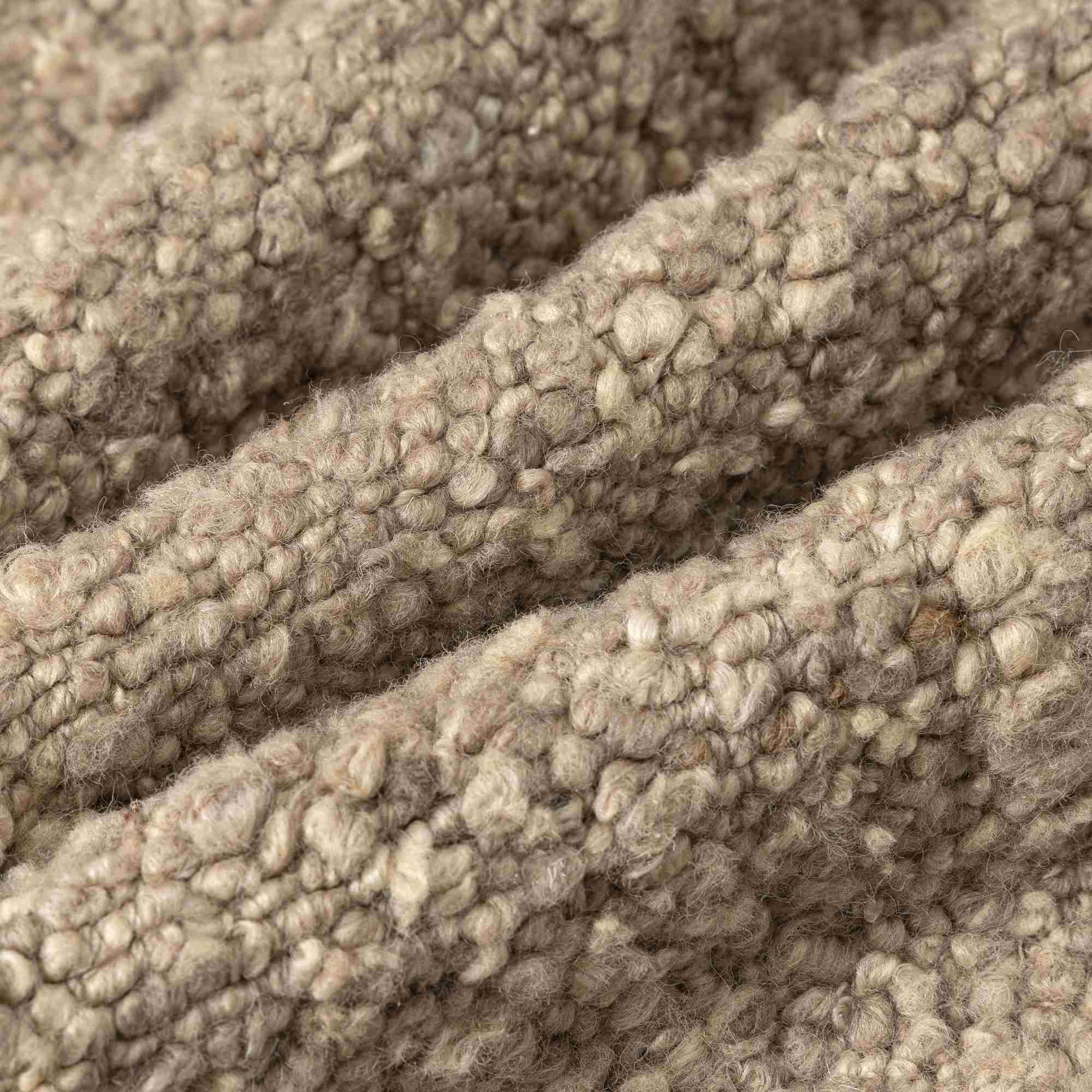 LR Home Serra Pillow — Brown / Beige