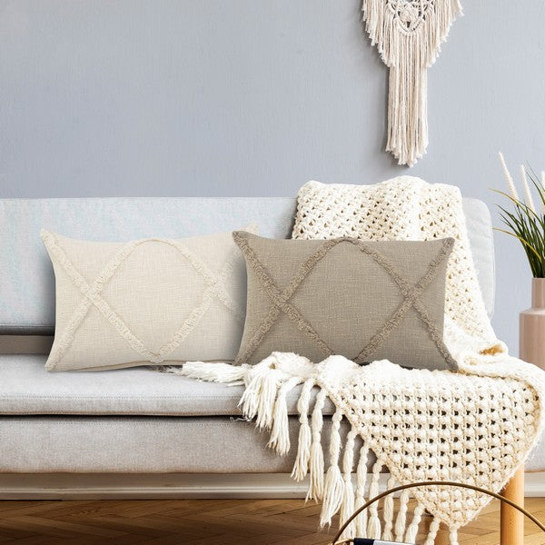 LR Home Reese Pillow — Natural