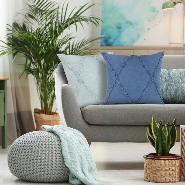 LR Home Reese Pillow — Coronet Blue