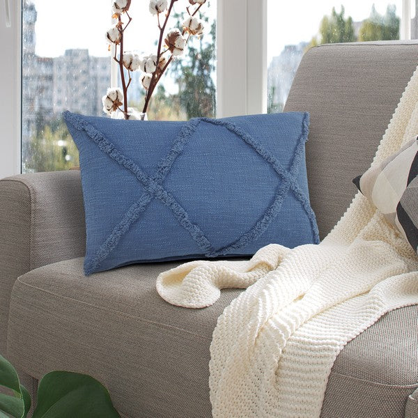 LR Home Reese Pillow — Coronet Blue