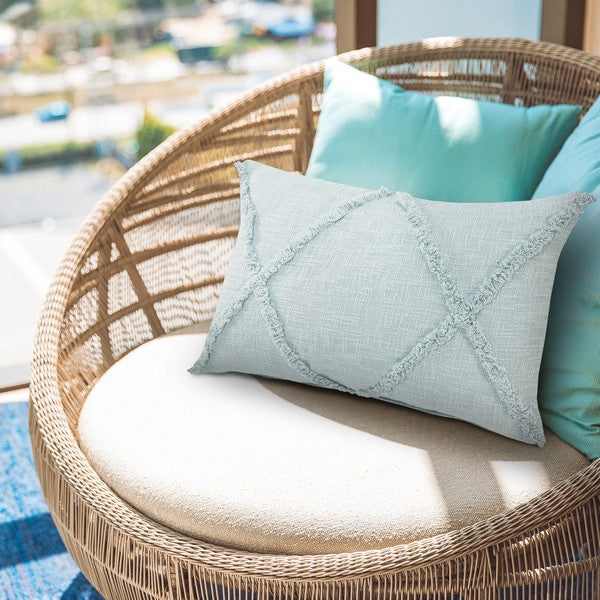 LR Home Reese Pillow — Pastel Blue