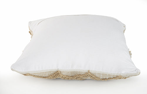 LR Home Homestead Pillow — Beige / White