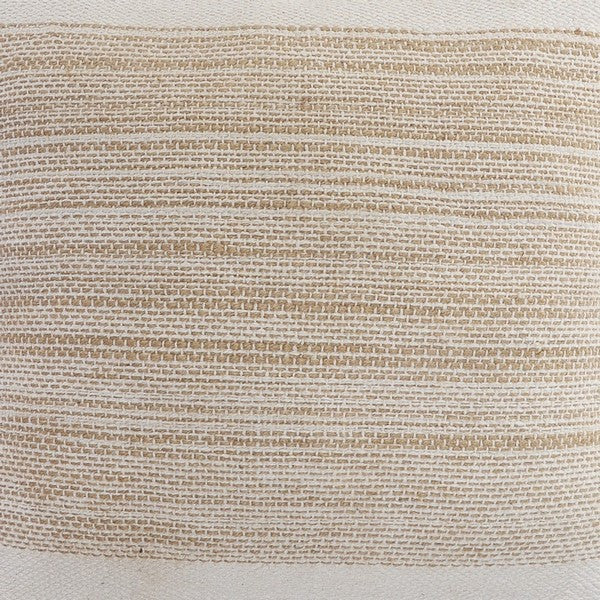 LR Home Reed Pillow — Natural / White