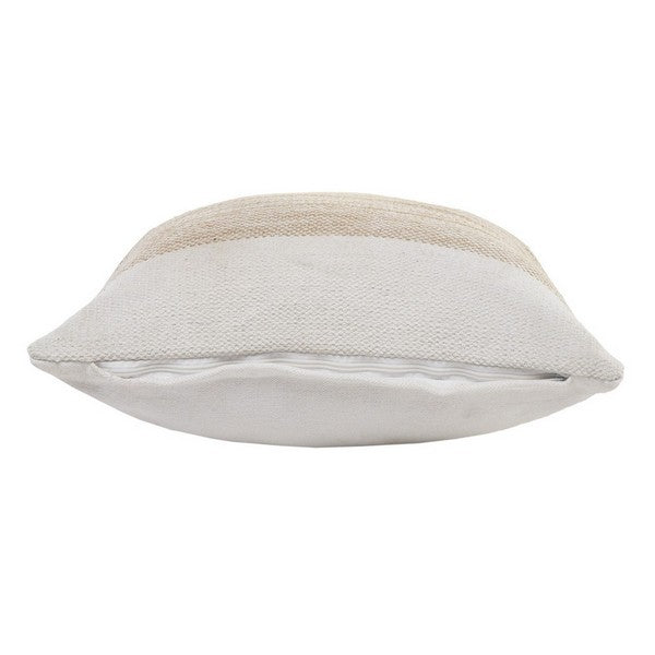 LR Home Reed Pillow — Natural / White